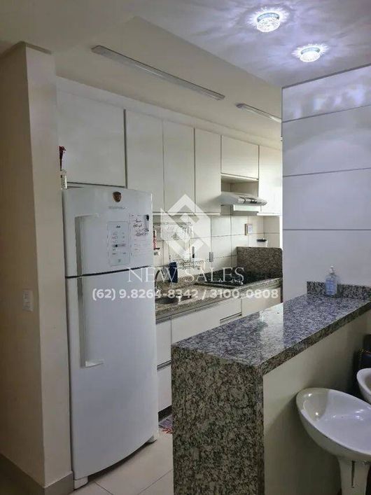 Apartamento mobiliado 3 quartos, andar alto - Setor Goiânia 2