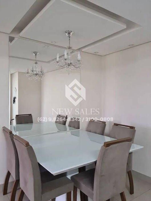 Apartamento mobiliado 3 quartos, andar alto - Setor Goiânia 2