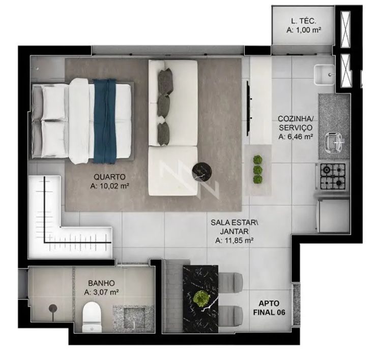 Apartamento à venda no bairro Setor Oeste em Goiânia/GO