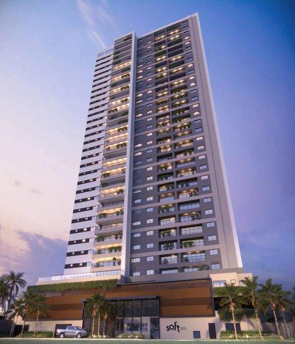 Apartamento com 60m², 02 quartos, 1 suíte, área de lazer completa no Jardim América - Goiânia - GO