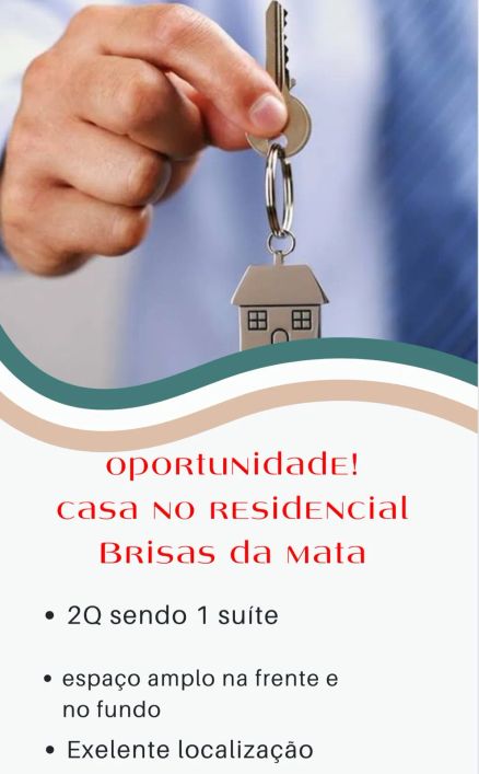 Casa de esquina no Residencial Brisas da Mata