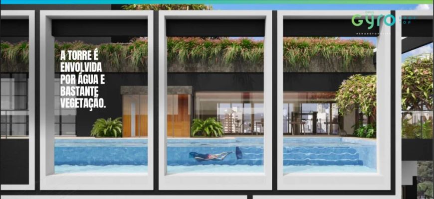 GYRO ROOFTOP Apartamento com 1 Quarto(s) e 2 banheiro(s) à Venda, 46 por R$ 550.000 no setor Setor M