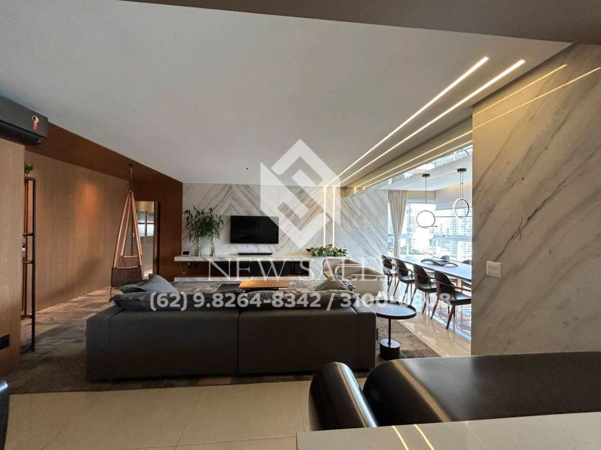 Apartamento 3 suítes plenas, churrasqueira - Setor Bueno