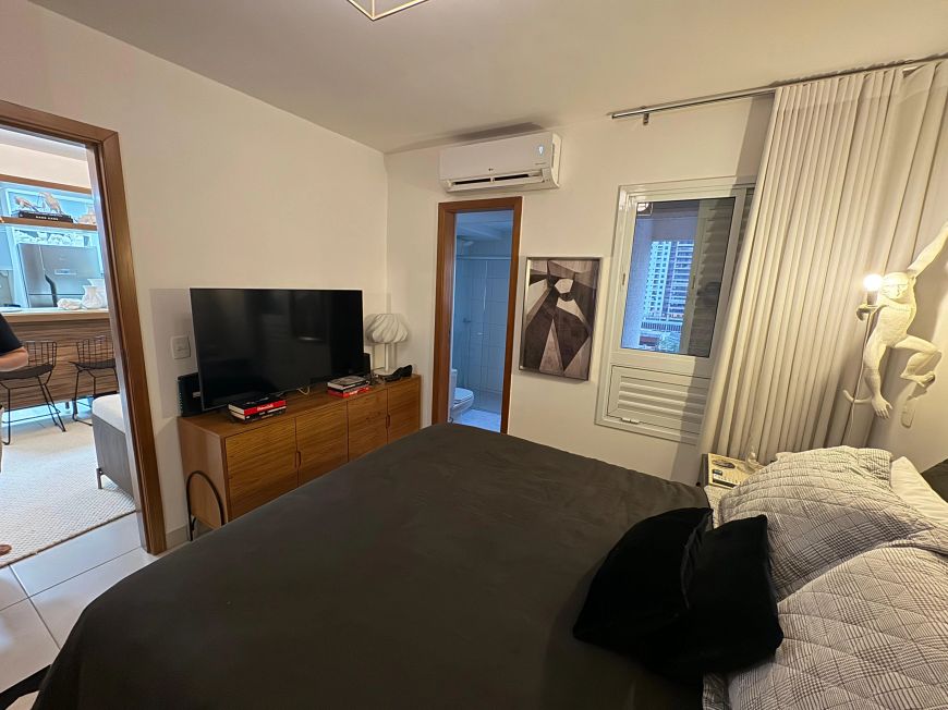 Apartamento de 1 quarto flat/studio mobiliado