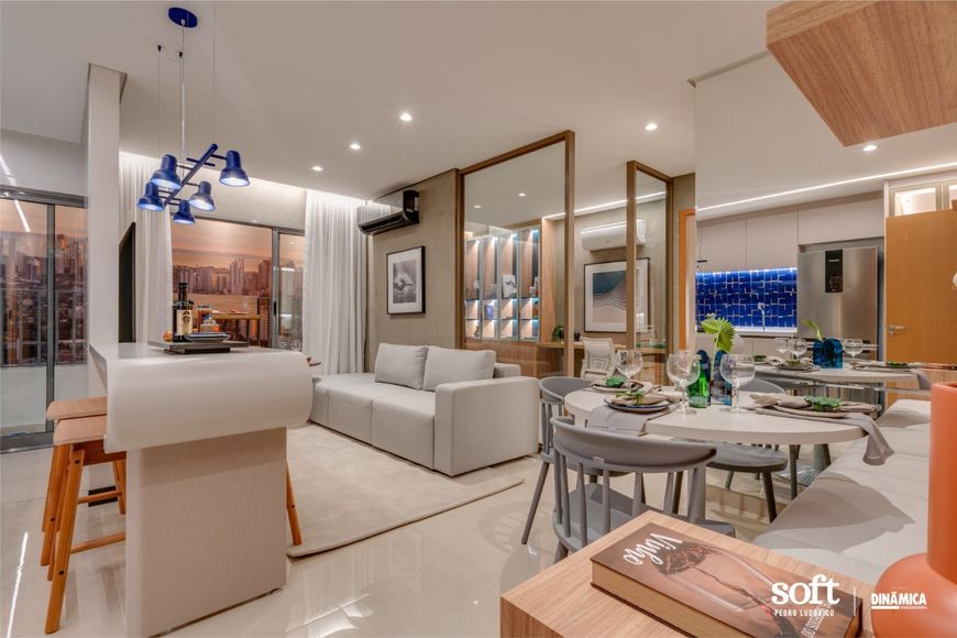 Apartamento 02 Quartos 01 Suíte 60,40m2 privativo 01 Vaga no Setor Pedro Ludovico