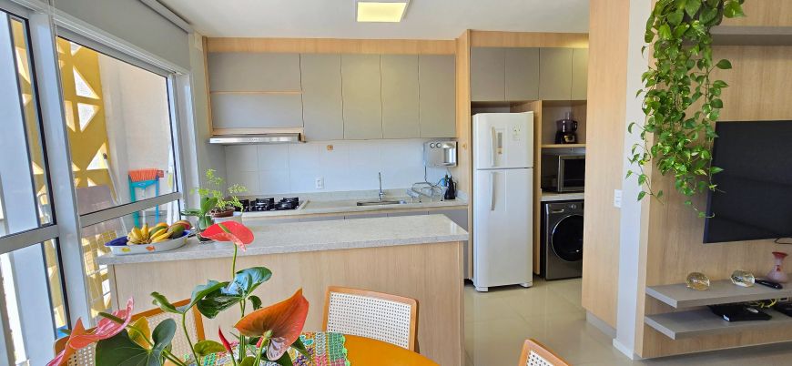 Apto para venda com 76m2, 3 quartos sendo 1 suíte, 2 garagens e lazer completo, Setor Coimbra.