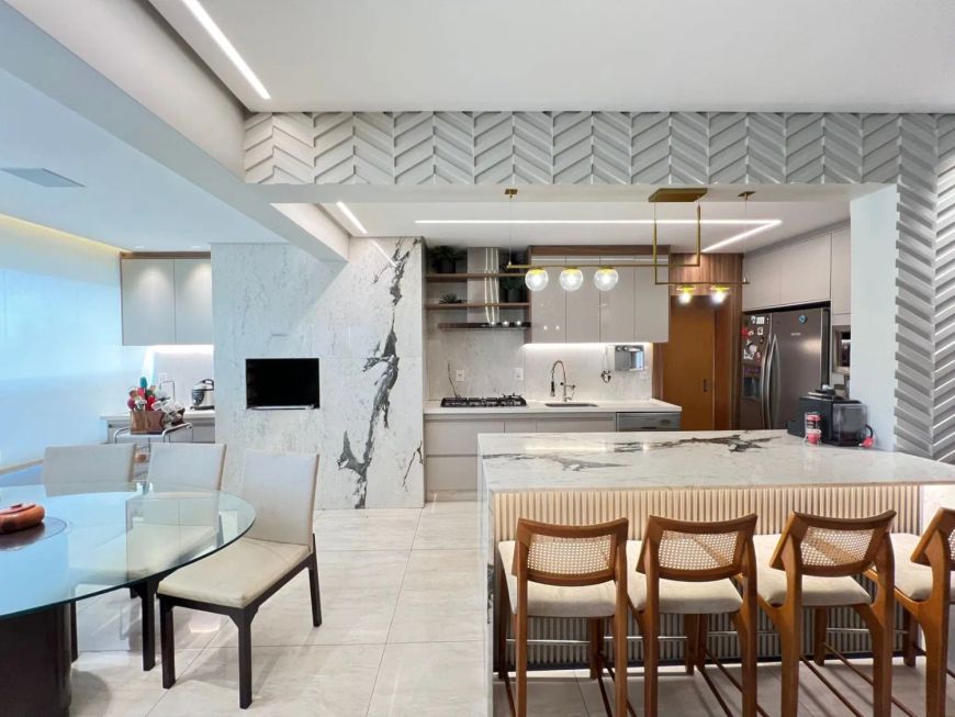 Lindo Apartamento 3 Suítes Mobiliado e Decorado no Setor Bueno 2 vagas em Goiânia