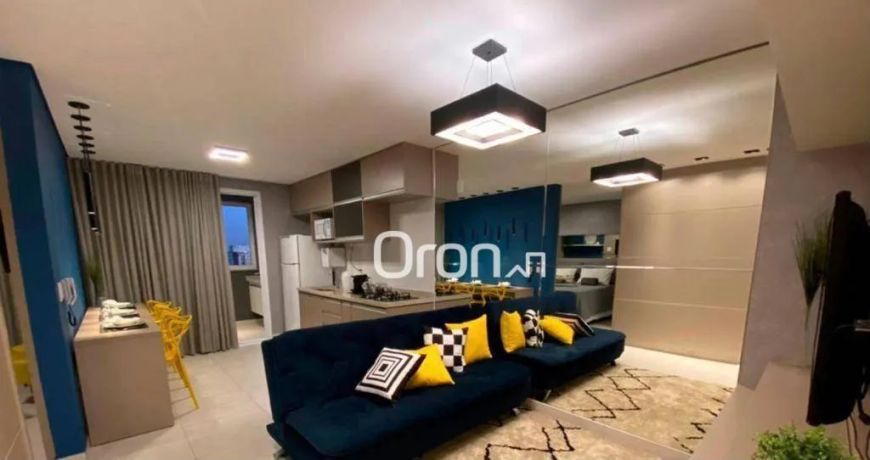 Flat mobiliado com 1 dormitório à venda, 49 m² por R$ 535.000 - Jardim Goiás - Goiânia/GO