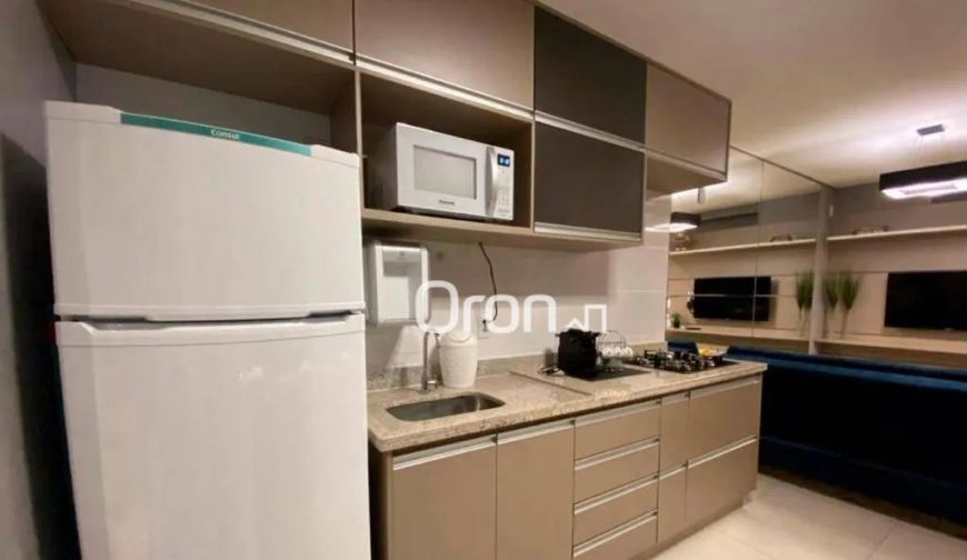 Flat mobiliado com 1 dormitório à venda, 49 m² por R$ 535.000 - Jardim Goiás - Goiânia/GO