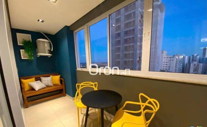 Flat mobiliado com 1 dormitório à venda, 49 m² por R$ 535.000 - Jardim Goiás - Goiânia/GO