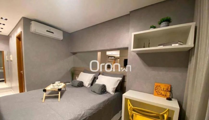 Flat mobiliado com 1 dormitório à venda, 49 m² por R$ 535.000 - Jardim Goiás - Goiânia/GO