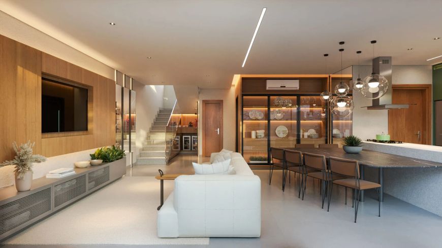Casa em Condomínio em Jardim Atlântico, Goiânia/GO