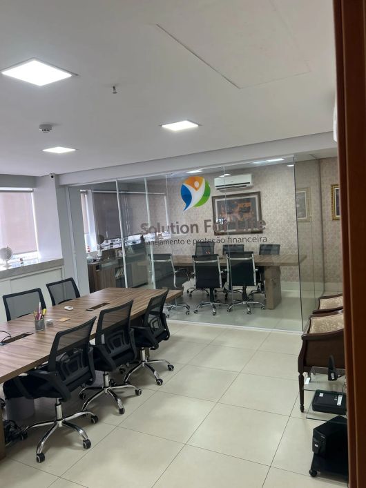 Sala mobiliada - Brookfield Towers - Jardim Goiás