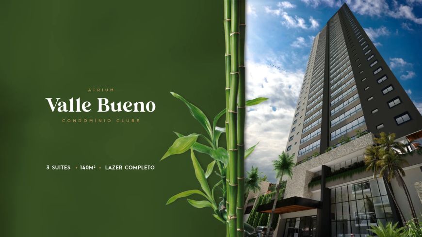 Apartamento com 141 m2, 3 Suítes, Varanda com Churrasqueira a Carvão, Área de Lazer completa.