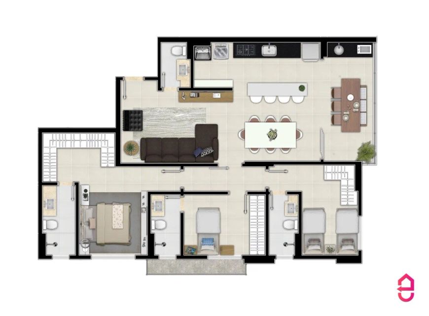 Inspirare Spa Residence - 110m² (03 Suítes) em Setor Marista - Goiânia, GO