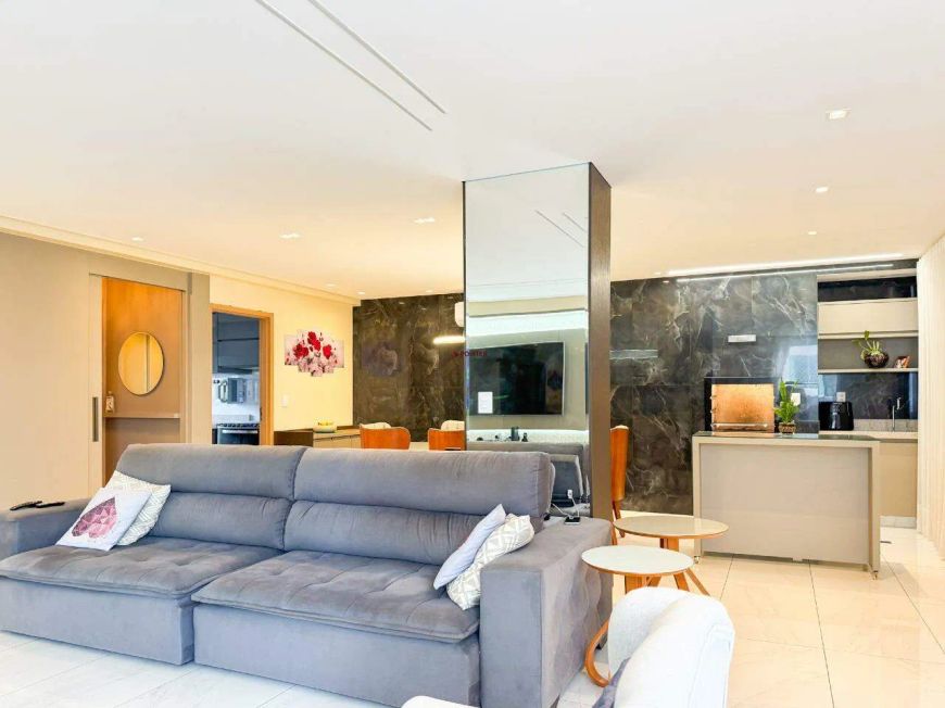 Apartamento 4 Quartos, 4 suítes plenas 178m² totalmente mobiliado completo em armários andar alto vi