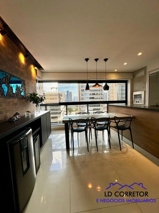 Apartamento de luxo no Setor Marista: 3 quartos, 3 suítes, 3 salas, 4 banheiros, 2 vagas de garagem