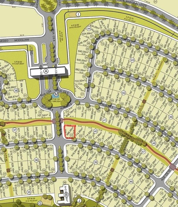 Lote/Terreno para venda tem 696 metros quadrados em Parque Cidade - Goiânia - Goiás