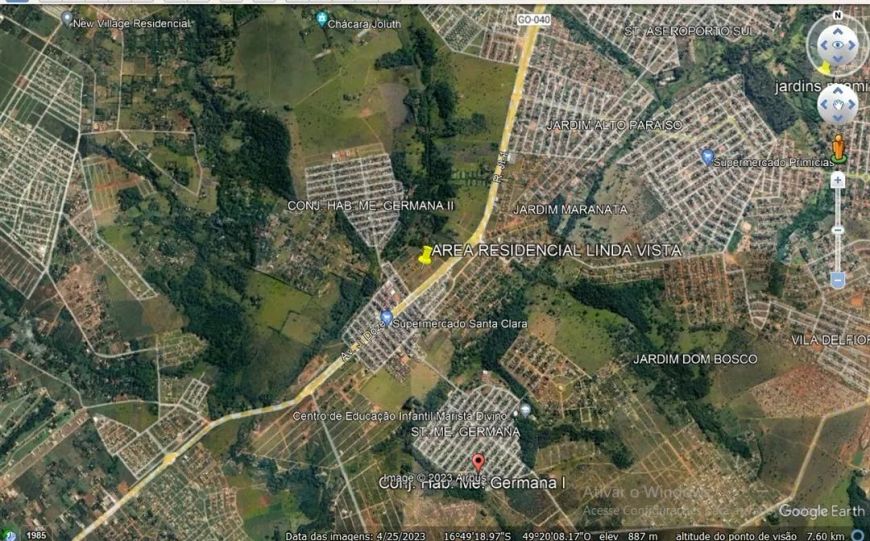 Terreno comercial estratégico em Goiânia com 633m²