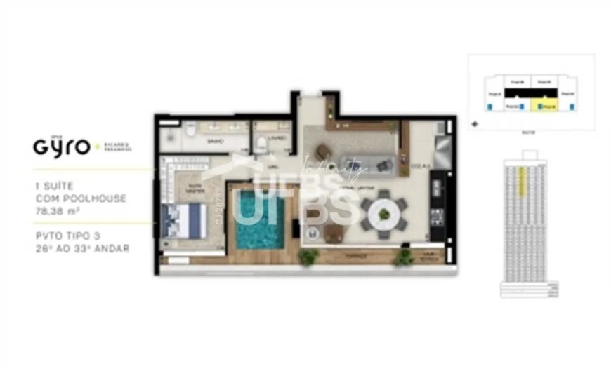 Opus Gyro Ricardo Paranhos - Apartamento 1 quarto