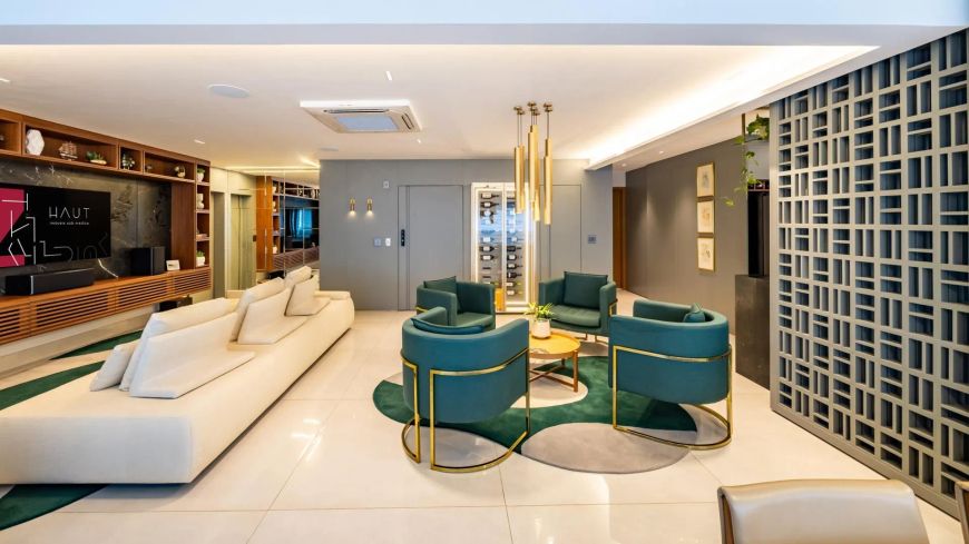 Apartamento na orla do Areião com 4 suítes.