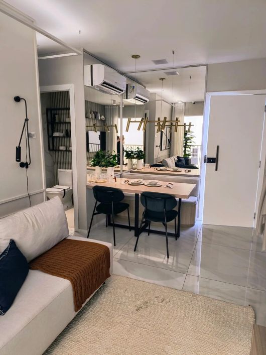 APARTAMENTO EM FRENTE AO PARQUE LEOLIDIO COM 2 QUARTOS em Goiânia 2 - Goiânia - GO