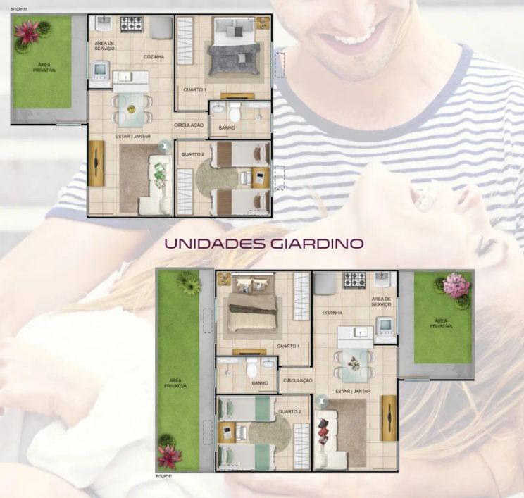 Ágio APARTAMENTO A VENDA NO RESIDENCIAL GRAN VIENA - PARQUE BALNEÁRIO Apartamento com 2 Quarto(s) e