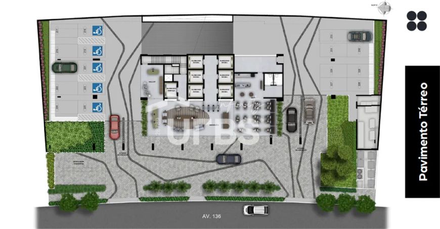 SALA OPUS PATEO 136 - 25 ANDAR - 50,55 m2
