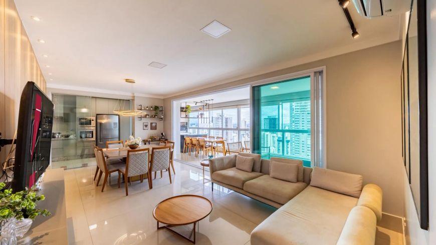 Sofisticação e conforto em apartamento de 160 m² no Setor Marista.