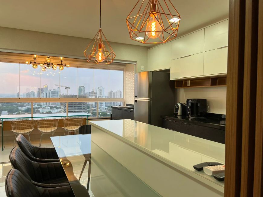 Setor Marista- 127m², 3 suítes, equipado e decorado, tudo novinho.