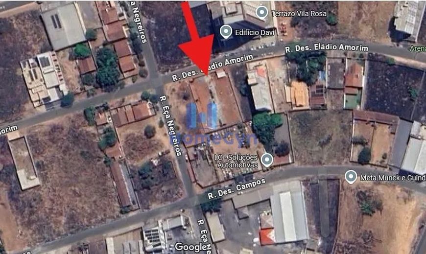 Terreno à venda na Vila Rosa com 1263m² em Goiânia próximo a Av. Rio Verde
