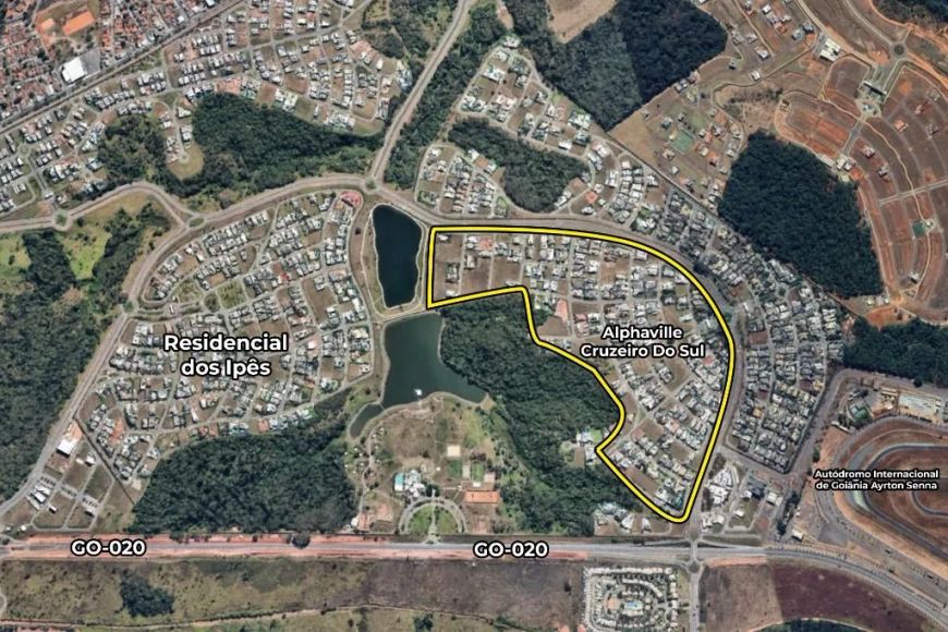 Lote à venda, 800 m² por R$ 4.000.000 - Alphaville Flamboyant Residencial Cruzeiro do Sul - Goiânia/
