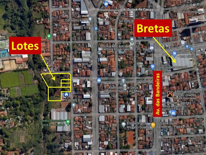 Lotes para venda em Vila Mauá - Goiânia - GO