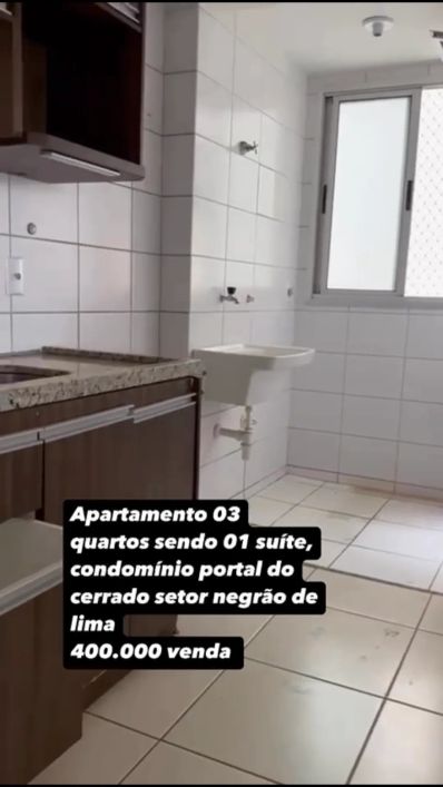 Apartamento 3 Quartos sendo 1 Suíte - Condomínio Portal do Cerrado - Venda