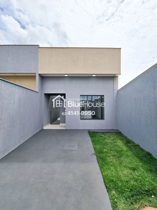 Casa de 2 Quartos sendo 1 suíte em acabamento Premium no Setor Rés Santa Fé.