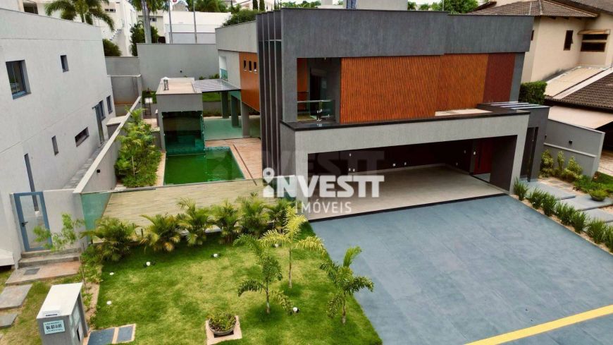 Sobrado alto padrão com 5 suítes à venda no Residencial Alphaville Ipês - Goiânia/GO