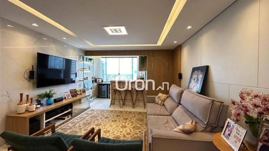Apartamento equipado e mobiliado com 4 dormitórios à venda, 132 m² por R$ 990.000 - Setor Bueno - Go