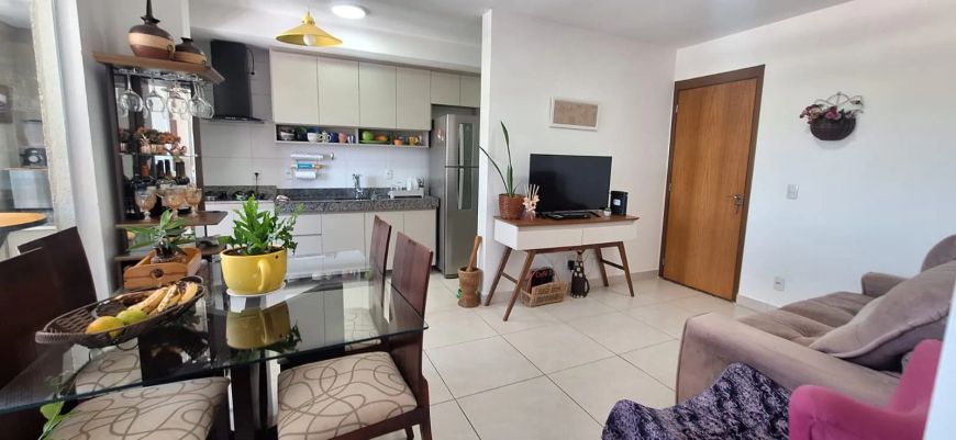 Apartamento excepcional com 2 quartos sendo 1 suite 58m² no Santa Genoveva - Goiânia - GO