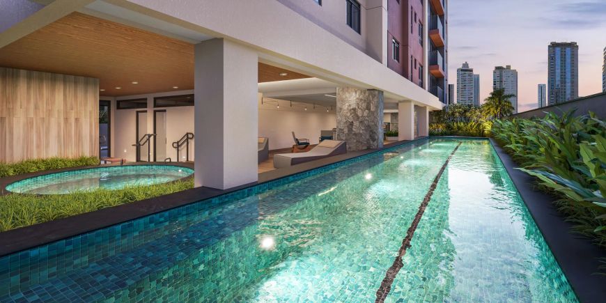 Apartamento 3 quartos, sendo 3 suítes, 116m², no setor Bueno - Nest23 - Terral, praça da T-23