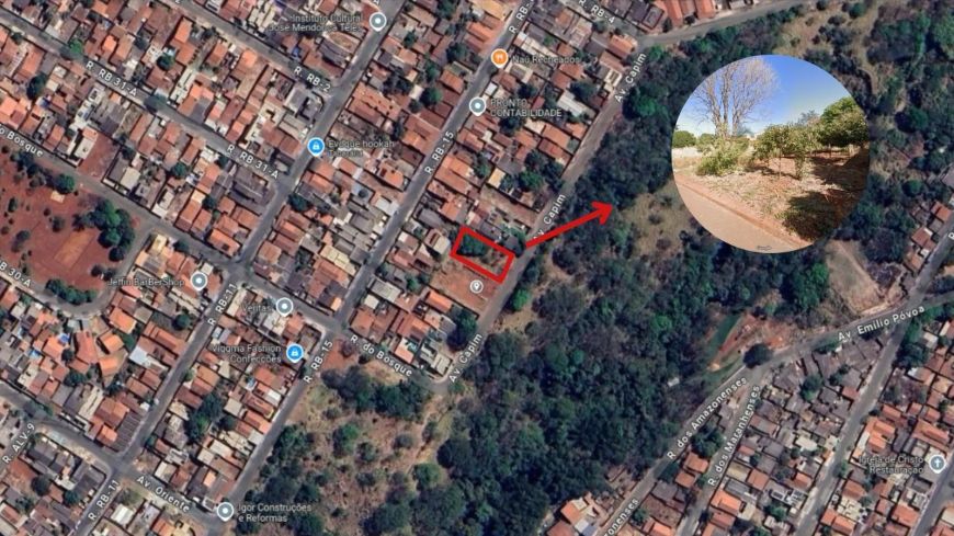 Terreno Residencial – Recanto do Bosque – 525,00m2 – Frente Nascente – Estudamos Financ. Bancário