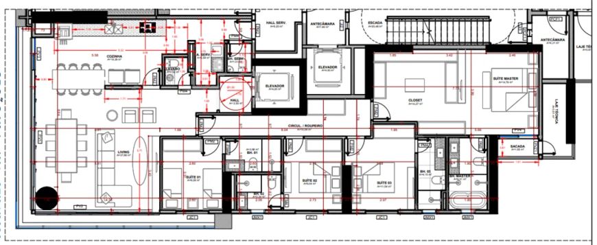 Quasar Flamboyant - Apartamento 4 quartos, sendo 4 suítes