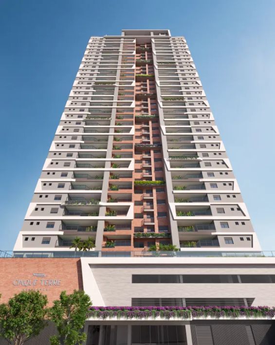 Apartamento à venda 2 Quartos 1 Suite 1 Vaga 58.13M² Setor Bueno Goiânia - GO | Cinque Terre Reside