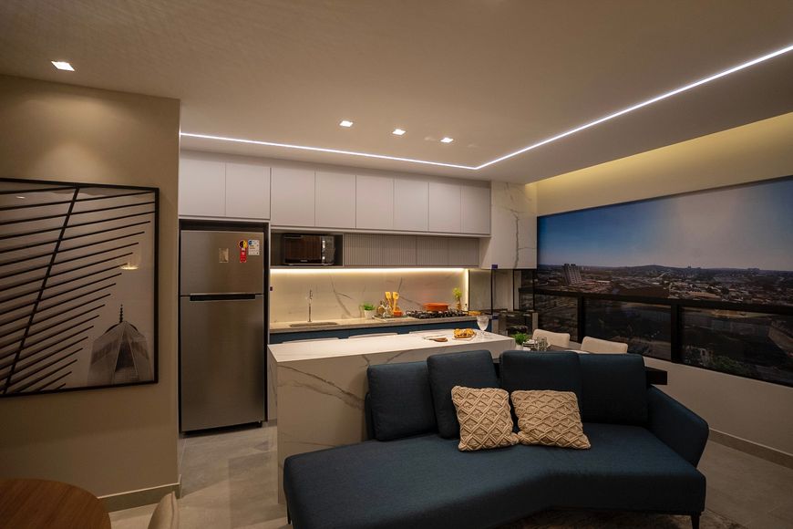 Apartamento com 2 quartos sendo uma suíte a venda Gallery Residence no Bairro dos Aeroviários