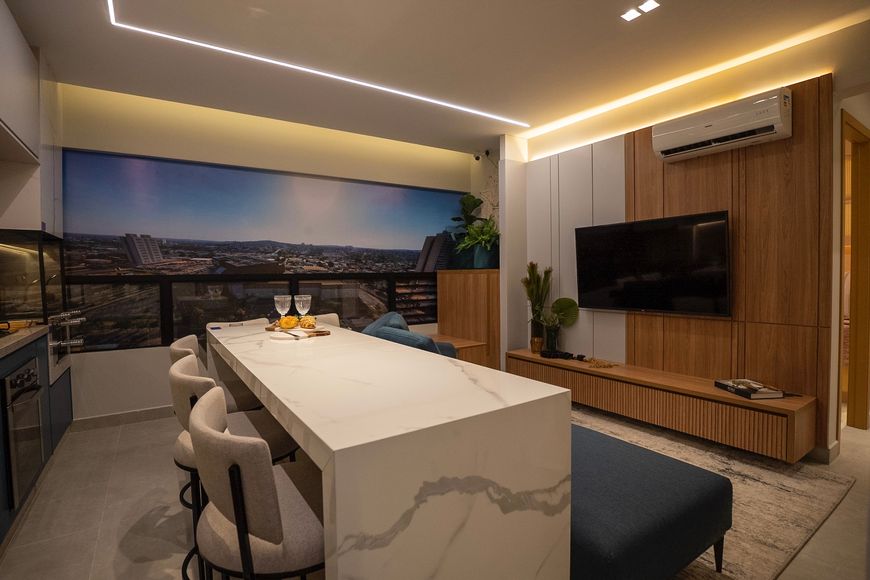 Apartamento com 2 quartos sendo uma suíte a venda Gallery Residence no Bairro dos Aeroviários