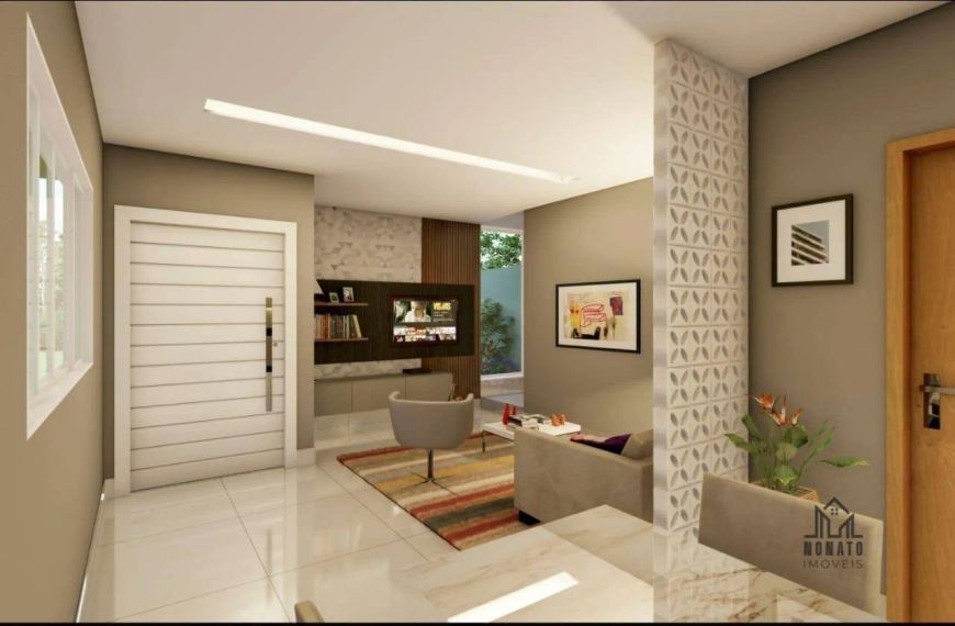 Sobrado com 3 dormitórios à venda, 134 m² por R$ 650.000,00 - Condomínio Ipanema - Goiânia/GO