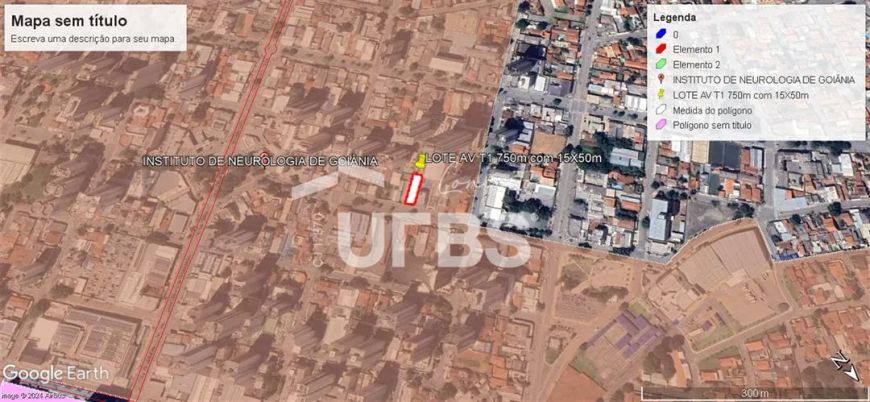 Lote na T-1 com 750m².