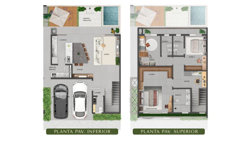 Duplex em Jardim Atlântico - Goiânia - GO