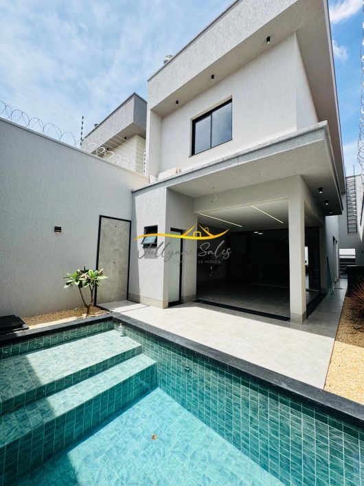Lindo sobrado a venda Jardim Vila Boa, 3 quartos, 3 suites com piscina