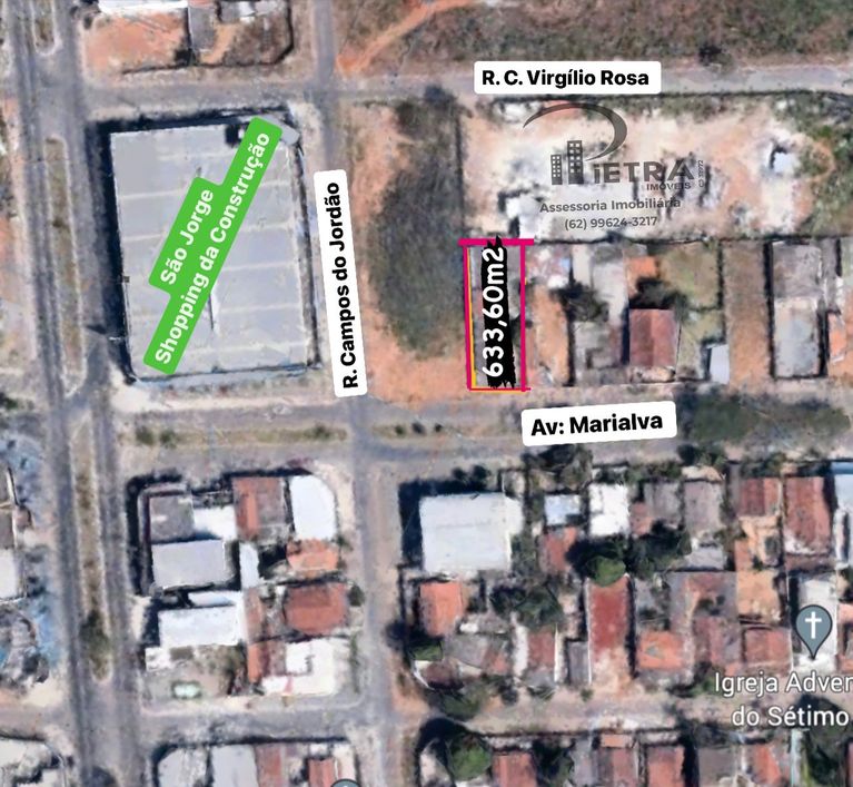 Lote/Terreno para venda tem 633 metros quadrados em Vila Rosa - Goiânia - GO