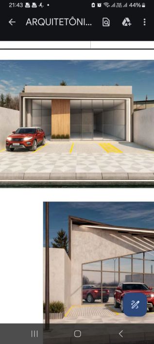 Prédio estilo Galpão novo - 480m² piso industrial, pé direito duplo, mezanino, portas automatizadas